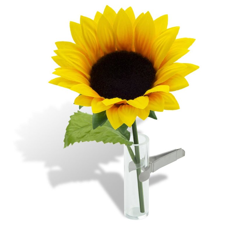 Niedliche Auto-Innendekoration, Mini-Rosen-Sonnenblumenvase